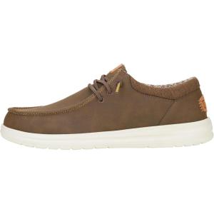 imageHey Dude Mens Paul  Mens Shoes  Mens Lace Up Loafers  Comfortable ampamp LightWeightClassic Brown