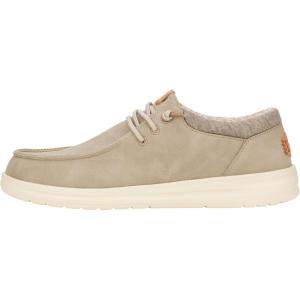 imageHey Dude Mens Paul  Mens Shoes  Mens Lace Up Loafers  Comfortable ampamp LightWeightTaupe Grey
