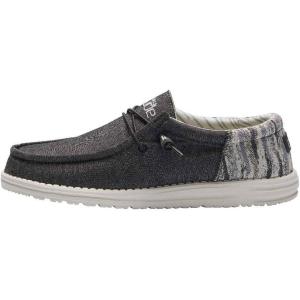 imageHey Dude Mens Wally Funk Mossy Oak Original Bottomland Camo  Mens Shoes  Mens Slip On Loafers  Comfortable ampamp LightWeightCarbon Blue