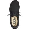 imageHey Dude Boys Wally Youth Multiple Colors  Boys Shoes  Boys Lace Up Loafers  Comfortable ampamp LightWeightBasic Black