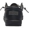 imageHey Dude Boys Wally Youth Multiple Colors  Boys Shoes  Boys Lace Up Loafers  Comfortable ampamp LightWeightBasic Black