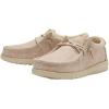 imageHey Dude Boys Wally Youth Multiple Colors  Boys Shoes  Boys Lace Up Loafers  Comfortable ampamp LightWeightBeige
