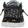 imageHey Dude Boys Wally Youth Multiple Colors  Boys Shoes  Boys Lace Up Loafers  Comfortable ampamp LightWeightBlack Flash