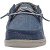 imageHey Dude Boys Wally Youth Multiple Colors  Boys Shoes  Boys Lace Up Loafers  Comfortable ampamp LightWeightBlue
