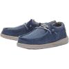 imageHey Dude Boys Wally Youth Multiple Colors  Boys Shoes  Boys Lace Up Loafers  Comfortable ampamp LightWeightBlue