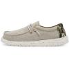 imageHey Dude Boys Wally Youth Multiple Colors  Boys Shoes  Boys Lace Up Loafers  Comfortable ampamp LightWeightChambray Camodino