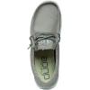 imageHey Dude Boys Wally Youth Multiple Colors  Boys Shoes  Boys Lace Up Loafers  Comfortable ampamp LightWeightGrey