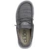 imageHey Dude Boys Wally Youth Multiple Colors  Boys Shoes  Boys Lace Up Loafers  Comfortable ampamp LightWeightLinen Stone