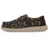 imageHey Dude Boys Wally Youth Multiple Colors  Boys Shoes  Boys Lace Up Loafers  Comfortable ampamp LightWeightMusk Camodino