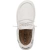 imageHey Dude Boys Wally Youth Multiple Colors  Boys Shoes  Boys Lace Up Loafers  Comfortable ampamp LightWeightNatural White