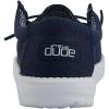 imageHey Dude Boys Wally Youth Multiple Colors  Boys Shoes  Boys Lace Up Loafers  Comfortable ampamp LightWeightNavy