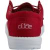 imageHey Dude Boys Wally Youth Multiple Colors  Boys Shoes  Boys Lace Up Loafers  Comfortable ampamp LightWeightRed