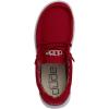 imageHey Dude Boys Wally Youth Multiple Colors  Boys Shoes  Boys Lace Up Loafers  Comfortable ampamp LightWeightRed