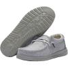 imageHey Dude Boys Wally Youth Multiple Colors  Boys Shoes  Boys Lace Up Loafers  Comfortable ampamp LightWeightSteel