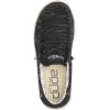 imageHey Dude Boys Wally Youth Multiple Colors  Boys Shoes  Boys Lace Up Loafers  Comfortable ampamp LightWeightStretch Black