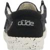 imageHey Dude Boys Wally Youth Multiple Colors  Boys Shoes  Boys Lace Up Loafers  Comfortable ampamp LightWeightStretch Black