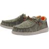 imageHey Dude Boys Wally Youth Multiple Colors  Boys Shoes  Boys Lace Up Loafers  Comfortable ampamp LightWeightStretch Sage