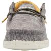 imageHey Dude Boys Wally Youth Multiple Colors  Boys Shoes  Boys Lace Up Loafers  Comfortable ampamp LightWeightStretch Taupe