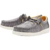 imageHey Dude Boys Wally Youth Multiple Colors  Boys Shoes  Boys Lace Up Loafers  Comfortable ampamp LightWeightStretch Taupe