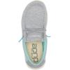 imageHey Dude Boys Wally Youth Multiple Colors  Boys Shoes  Boys Lace Up Loafers  Comfortable ampamp LightWeightStrtch Grey