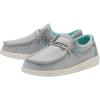 imageHey Dude Boys Wally Youth Multiple Colors  Boys Shoes  Boys Lace Up Loafers  Comfortable ampamp LightWeightStrtch Grey