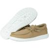 imageHey Dude Boys Wally Youth Multiple Colors  Boys Shoes  Boys Lace Up Loafers  Comfortable ampamp LightWeightTan