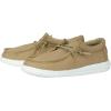 imageHey Dude Boys Wally Youth Multiple Colors  Boys Shoes  Boys Lace Up Loafers  Comfortable ampamp LightWeightTan