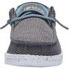 imageHey Dude Wally Sox Skater ToddlerLittle KidBig KidSox Sharkskin Grey