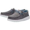 imageHey Dude Wally Sox Skater ToddlerLittle KidBig KidSox Sharkskin Grey