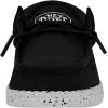 imageHey Dude Wally Youth Slub Canvas  Youth Loafers  Kids Slip On Shoes  Comfortable ampamp LightWeightBlack