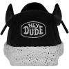 imageHey Dude Wally Youth Slub Canvas  Youth Loafers  Kids Slip On Shoes  Comfortable ampamp LightWeightBlack