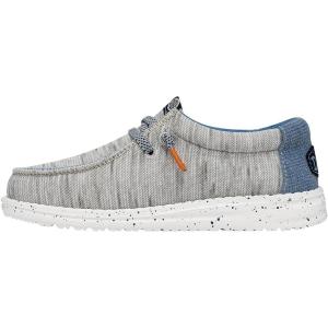 imageHey Dude Boys Wally Youth Jersey ShoesLight Grey