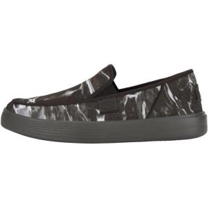 imageHey Dude Mens Sunapee Mossy Oak Elements  Mens Shoes  Men Slipon Sneakers  Comfortable ampamp LightWeightBlack