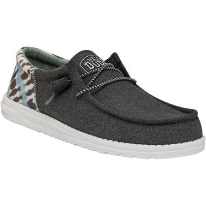 imageHey Dude Wally Funk Mossy Oak Original Bottomland Loafers for Men  Ripstop Upper  RoundToe SilhouetteGrey