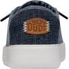 imageHey Dude Cody Craft Linen  Unisex Sneakers  Unisex Slip On Shoes  Comfortable ampamp LightWeightBlue