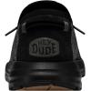 imageHey Dude Mens Sirocco Sneaker  Mens Shoes  Mens Casual Sneakers  Comfortable ampamp LightWeightBlack Night