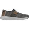 imageHey Dude Mens Sirocco Sneaker  Mens Shoes  Mens Casual Sneakers  Comfortable ampamp LightWeightGrey Mix