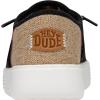 imageHey Dude UNISEX Conway Craft Linen Slip On SneakersBlack