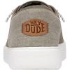 imageHey Dude UNISEX Conway Craft Linen Slip On SneakersTan
