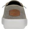 imageHey Dude UNISEX Conway Craft Linen Slip On SneakersWhite