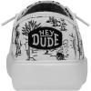 imageHey Dude Unisex Adult Cody Desert ShoeWhiteBlack