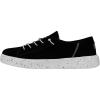 imageHey Dude Cody Craft Linen  Unisex Sneakers  Unisex Slip On Shoes  Comfortable ampamp LightWeightBlack