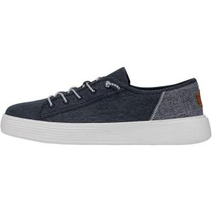 imageHey Dude Cody Craft Linen  Unisex Sneakers  Unisex Slip On Shoes  Comfortable ampamp LightWeightNavy
