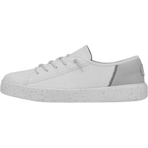 imageHey Dude Cody Craft Linen  Unisex Sneakers  Unisex Slip On Shoes  Comfortable ampamp LightWeightWhite