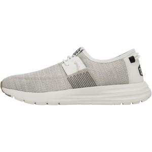 imageHey Dude Mens Sirocco Sneaker  Mens Shoes  Mens Casual Sneakers  Comfortable ampamp LightWeightWhite