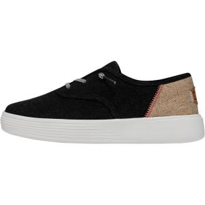 imageHey Dude UNISEX Conway Craft Linen Slip On SneakersBlack