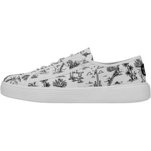 imageHey Dude Unisex Adult Cody Desert ShoeWhiteBlack