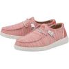 imageHey Dude Wendy Print  Womens Shoes  Womens Slipon Loafers  Comfortable ampamp LightWeightCoral Pearl