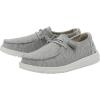 imageHey Dude Wendy Print  Womens Shoes  Womens Slipon Loafers  Comfortable ampamp LightWeightGlacier Grey