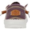 imageHey Dude Wendy Print  Womens Shoes  Womens Slipon Loafers  Comfortable ampamp LightWeightLavender